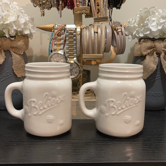 Hobby Lobby Other - Believe Christmas Coffee Mugs